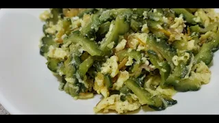 Paano lutuin ang Ampalaya with egg and tomatoes