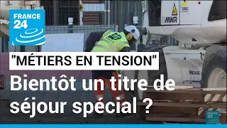 France : le gouvernement propose un titre de séjour pour les "métiers en tension" • FRANCE 24