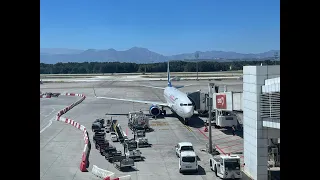 Apr-15-2024 Turkish Ajet Airlines VF3041(TC-JFT) B737-800 Antalya Airport Takeoff