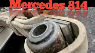 Замена сайлентблоков рессор, добавили лист Mercedes 814