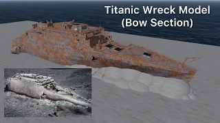 TSS Titanic Wreck Model (Bow Section)
