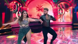 Tati Machado dança Bachata na Dança dos Famosos | Domingão com Huck