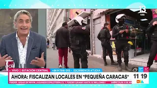 Fiscalización a extranjeros en Estación Central | Tu Día | Canal 13