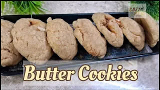 3 ingredients Butter cookies recipe | mouthmelting butter cookies at home | quick snack recipe