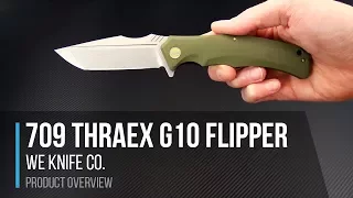 WE 709 Thraex G10 Liner Lock D2 Flipper Overview