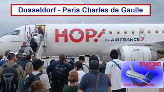 BoardingTime! Trip report - Dusseldorf to Paris CDG - Air France operated by HOP!