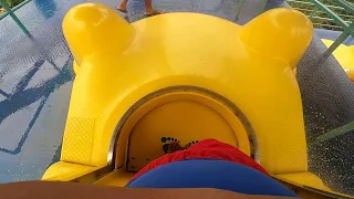 Trapdoor Slide & Fly at Escape Theme Park Banana Flip