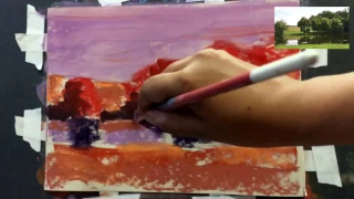 A Pastel Mini Lesson - The Underpainting, step by step painting demonstration with Christa Forrest