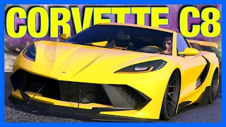 GTA 5 Online : CORVETTE C8!! (Coquette D10 Customization)