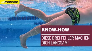 Schneller schwimmen: Diese drei Dinge können (fast) alle Triathleten verbessern | KNOW-HOW