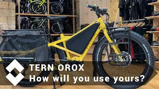 The Tern Orox, the latest Electric Adventure Cargo Bike from Tern. How will you use yours?