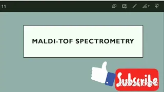 MALDI TOF mass spectrometry