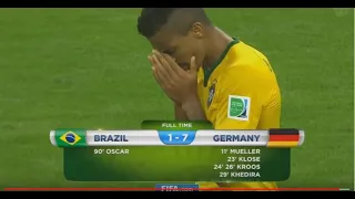 •BRÉSIL 1-7 ALLEMAGNE•(TF1) Résumé d'une humiliation  demi final de coupe du monde 2014 !!