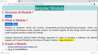 Angular Module Tutorial#6