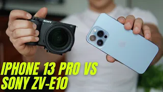 Can the iPhone 13 Pro Replace A REAL Camera? (Cinematic Mode vs Sony ZV-E10)