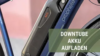 Downtube Akku aufladen (E-Bike) | Prophete