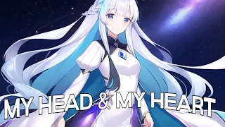 Nightcore - My Head & My Heart  (Lyrics video)