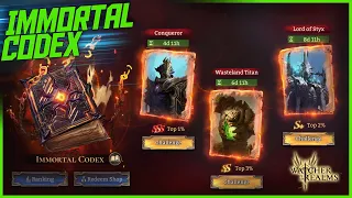 Immortal Codex: Changes, Teams, and Shop Suggestions! || Watcher of Realms