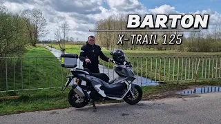 Barton X-TRAIL 125 - do miasta i w teren. Doskonale wyposażony skuter, którym dojedziesz wszędzie.