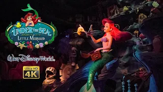 Under the Sea Journey of the Little Mermaid Low Light 4K POV with Queue Walt Disney World 2021 06 15