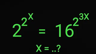 Math Olympaid | A Nice Olympaid Exponential Problem