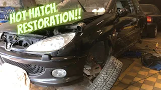 Peugeot 206 RC / GTI 180 Restoration ( Part 1 )