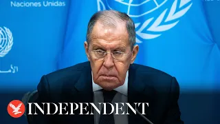 Watch again: Russia foreign minister Lavrov attends UN Security Council meeting on Ukraine