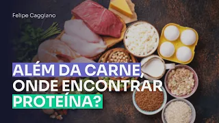 Além das carnes, onde encontrar proteína?