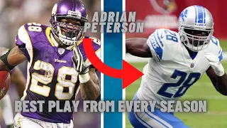 Adrian Peterson's Best Play From Every Season (2007-2020)