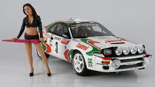 1:18 Otto Toyota Celica Turbo 4WD ST185 Castrol Team #3 Auriol/Occelli Winner Rally Monte Carlo 1993