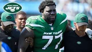 New York Jets LT Mekhi Becton Suffers Dislocated Knee Cap