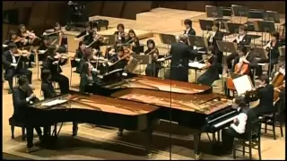 Mozart Concert for 3 pianos, Argerich, Gulda bros, Arming NJPO