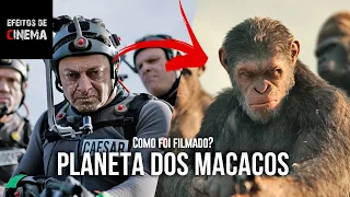 EFEITOS DE CINEMA - PLANETA DOS MACACOS - COMO FOI FILMADO?