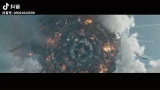 The Wandering Earth 2 - Ark Space Station Crashes Down Scene