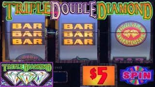 BOOM! NEW! DOUBLE GOLD WHEEL OF FORTUNE! Triple Double Diamond + Double 4 Times Pay Slot Play!