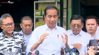 Keterangan Pers Presiden Jokowi Usai Tinjau Pasar Induk Cipinang, Jakarta, 15 Februari 2024