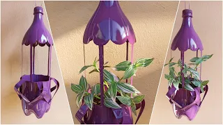 CREATIVE WAY ON HOW TO MAKE HANGING POT FROM PLASTIC BOTTLE