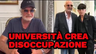 Briatore: "Università piattaforma di disoccupati.Mio figlio farà il cameriere"