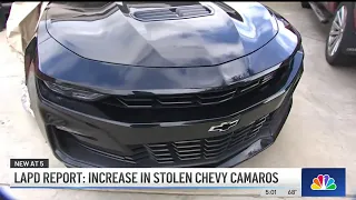 LAPD report shows increase in Chevy Camaro thefts