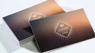 Suede Business Cards