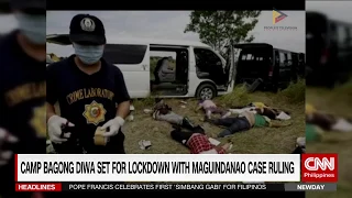 Camp Bagong Diwa set for lockdown with Maguindanao case ruling