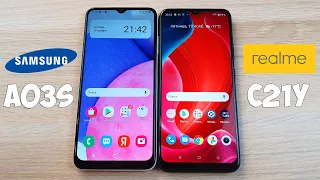 SAMSUNG GALAXY A03S VS REALME C21Y - ЧТО ЛУЧШЕ ДО 10 ТЫСЯЧ РУБЛЕЙ? ПОЛНОЕ СРАВНЕНИЕ!