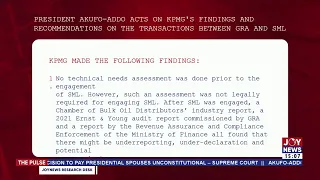 GRA-SML Contract: Akufo-Addo orders termination of parts of GRA deal with SML after audit |The Pulse