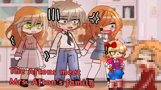 Aftons meet Mrs. Aftons family [] FNAF Gacha club [] Afton family