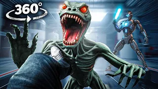 360° SCIENCE LAB 2 - Fight Monsters in the Secret Lab VR 360 Video Horror