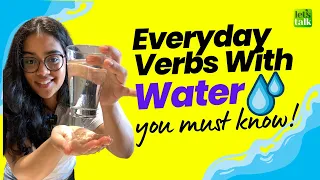 5 Everyday English Verbs Related To Water 💦 | English Speaking Practice #shorts Ananya