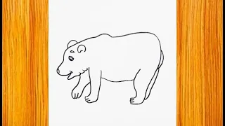 How To Draw A Baby Polar Bear step by step