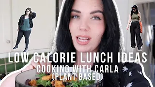 3 Low Cal Lunch Ideas (Plant Based)  Cooking with Carla | Half of Carla