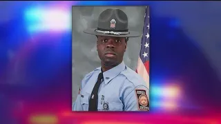 Funeral for Georgia Trooper Jimmy Cenescar who was killed in crash in line of duty