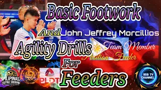 Sepaktakraw-Basic Footwork and Agility Drills for Feeders
